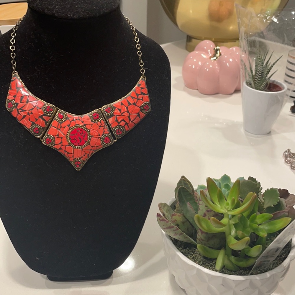 Robert rose statement necklace